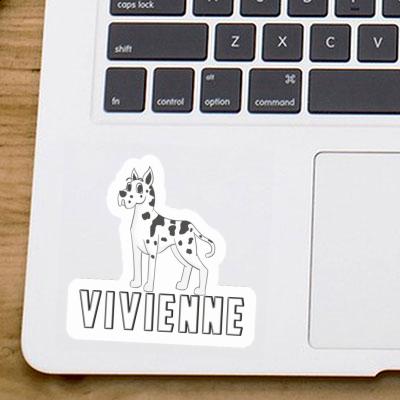 Autocollant Grand Danois Vivienne Notebook Image