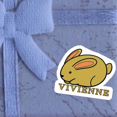 Vivienne Autocollant Lapin Laptop Image