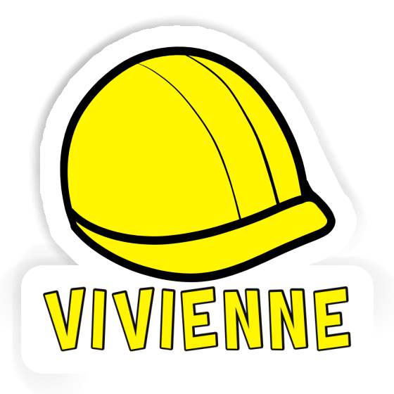 Autocollant Casque de chantier Vivienne Autocollant Casque de chantier Vivienne Image