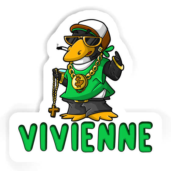 Pingouin hip-hop Autocollant Vivienne Notebook Pingouin hip-hop Autocollant Vivienne Notebook Image