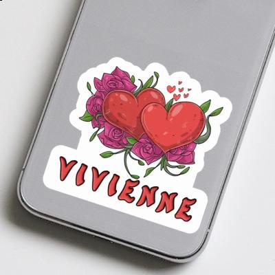 Vivienne Aufkleber Herz Notebook Image