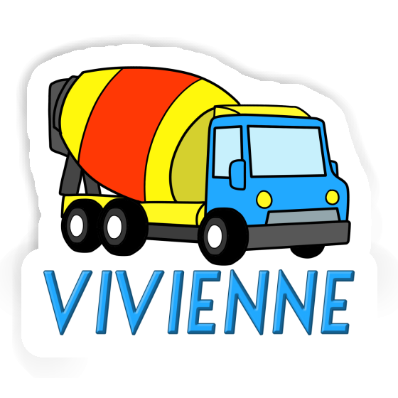 Camion malaxeur Autocollant Vivienne Notebook Camion malaxeur Autocollant Vivienne Gift package Image