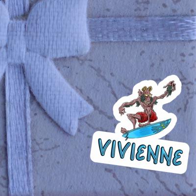 Autocollant Vivienne Surfeur Notebook Image