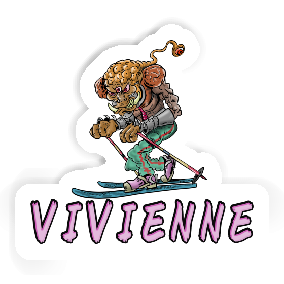 Autocollant Vivienne Télémarqueur Notebook Autocollant Vivienne Télémarqueur Notebook Image