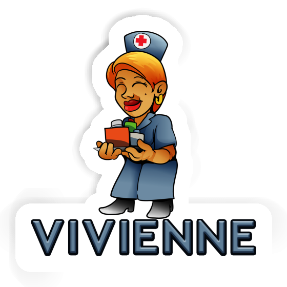 Autocollant Infirmière Vivienne Notebook Autocollant Infirmière Vivienne Gift package Image