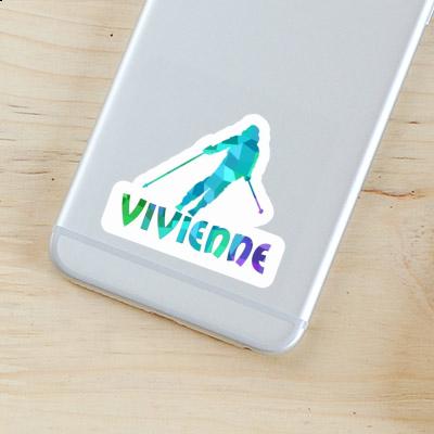 Autocollant Skieuse Vivienne Notebook Autocollant Skieuse Vivienne Notebook Image