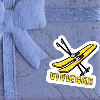 Vivienne Autocollant Ski Vivienne Autocollant Ski Image