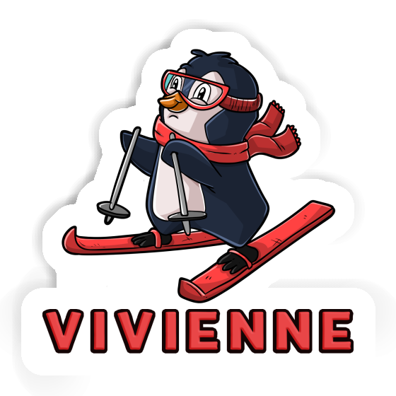 Autocollant Skieuse Vivienne Notebook Autocollant Skieuse Vivienne Gift package Image