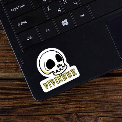 Aufkleber Totenkopf Vivienne Image