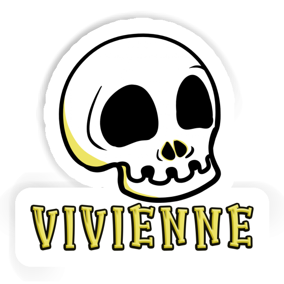 Aufkleber Totenkopf Vivienne Laptop Image