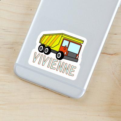 Dump Truck Sticker Vivienne Image
