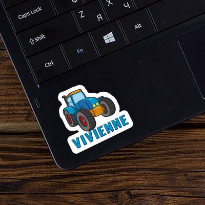 Vivienne Autocollant Tracteur Notebook Image