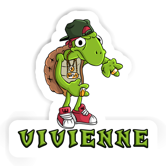 Vivienne Autocollant Tortue Hip Hop Image