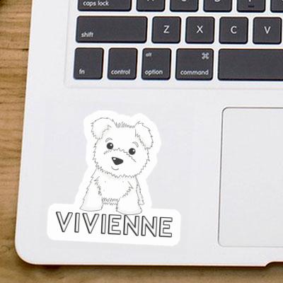 Sticker Vivienne Westie Laptop Image