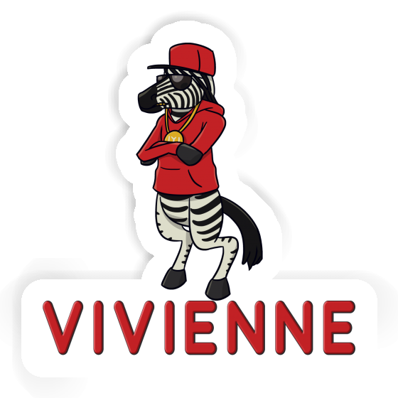 Autocollant Vivienne Zèbre Gift package Image