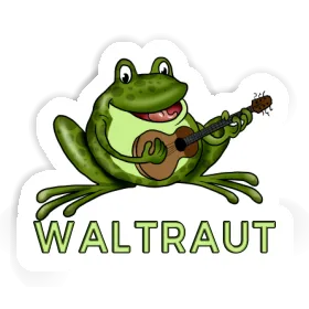 Sticker Guitar Frog Waltraut Image
