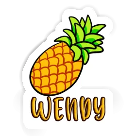 Wendy Aufkleber Ananas Image