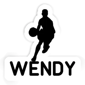 Basketballspieler Aufkleber Wendy Image