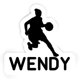 Basketballspielerin Sticker Wendy Image