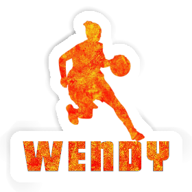 Wendy Sticker Basketballspielerin Image