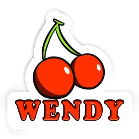 Wendy Autocollant Cerise Image