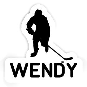 Eishockeyspieler Aufkleber Wendy Image