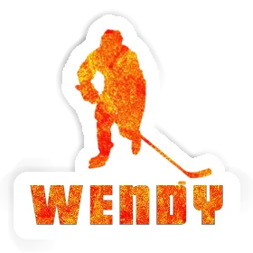 Sticker Eishockeyspieler Wendy Image