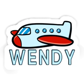 Autocollant Wendy Avion Image