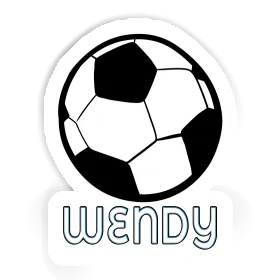 Wendy Aufkleber Fußball Image