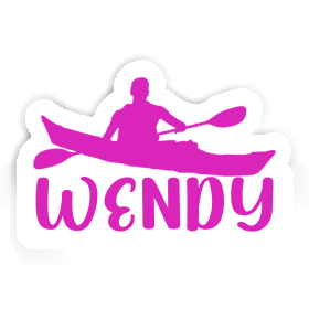 Kayakiste Autocollant Wendy Image