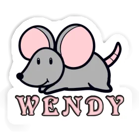 Autocollant Wendy Souris Image