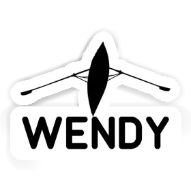 Wendy Autocollant Bateau à rames Image