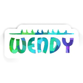 Autocollant Wendy Bateau à rames Image
