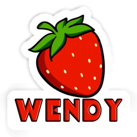 Autocollant Wendy Fraise Image