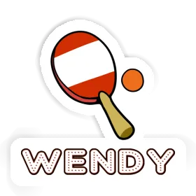 Sticker Wendy Tischtennisschläger Image