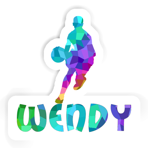 Wendy Autocollant Joueur de basket-ball Notebook Wendy Autocollant Joueur de basket-ball Gift package Image