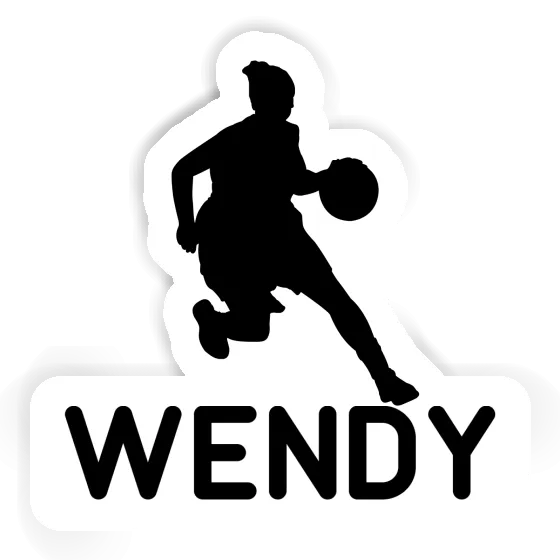 Basketballspielerin Sticker Wendy Notebook Image