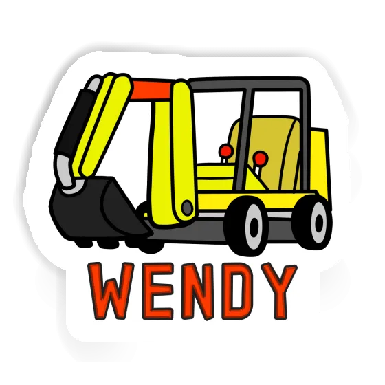 Sticker Wendy Mini-Excavator Notebook Sticker Wendy Mini-Excavator Notebook Image