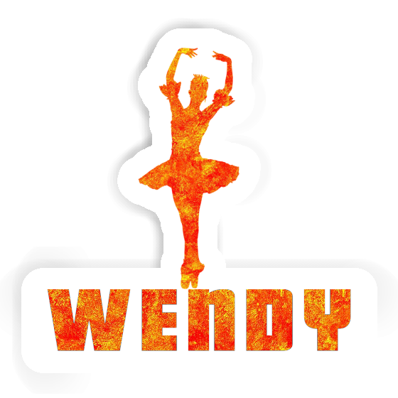 Ballerina Aufkleber Wendy Laptop Image