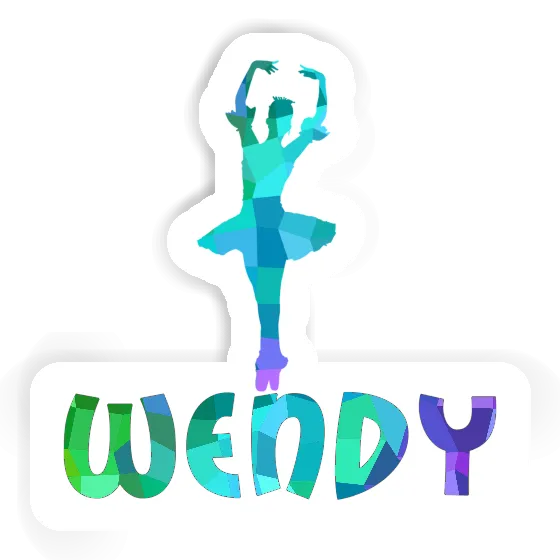 Ballerina Aufkleber Wendy Notebook Image