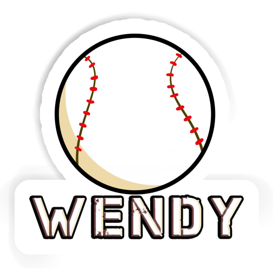 Autocollant Wendy Baseball Laptop Image