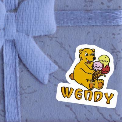Autocollant Wendy Ours de glace Laptop Image