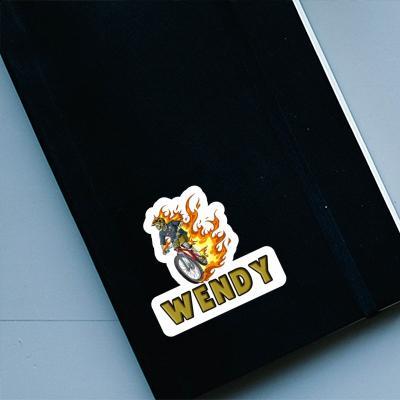 Aufkleber Wendy Biker Laptop Image