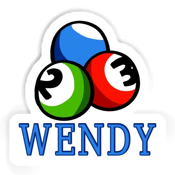 Sticker Wendy Billardkugel Gift package Image