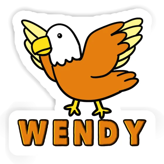 Aufkleber Vogel Wendy Notebook Image