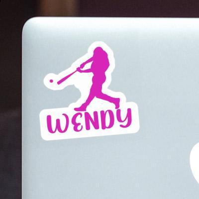 Wendy Autocollant Joueur de baseball Notebook Image