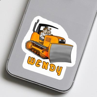 Sticker Wendy Bulldozer Notebook Sticker Wendy Bulldozer Gift package Image