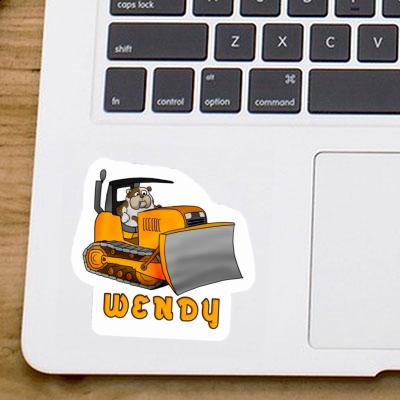 Autocollant Wendy Bulldozer Notebook Autocollant Wendy Bulldozer Gift package Image