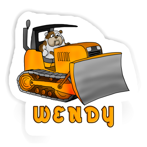 Sticker Wendy Bulldozer Notebook Sticker Wendy Bulldozer Notebook Image
