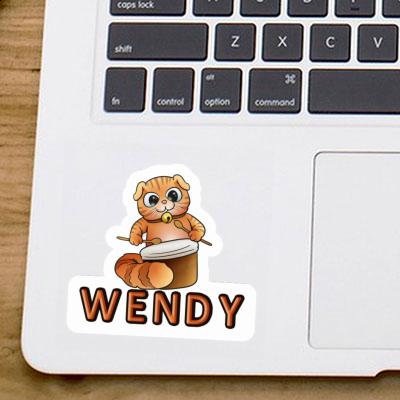 Autocollant Chat Wendy Notebook Autocollant Chat Wendy Notebook Image